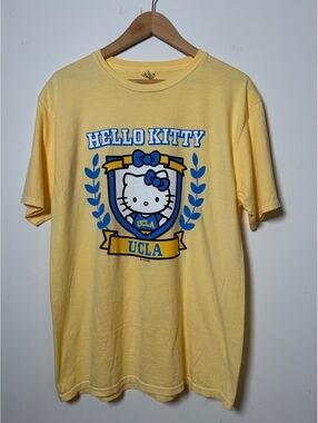 Blue 84 Hello Kitty UCLA Yellow T Shirt men’s medium NWoT